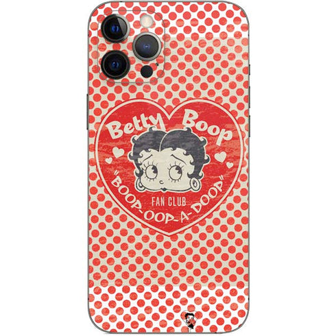 Betty Boop Red Heart iPhone 12 Pro Max Skin