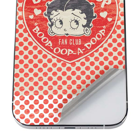 Betty Boop Red Heart iPhone 12 Pro Skin