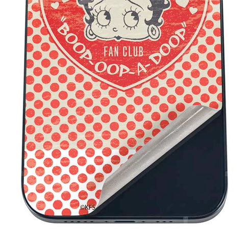 Betty Boop Red Heart iPhone 12 Skin