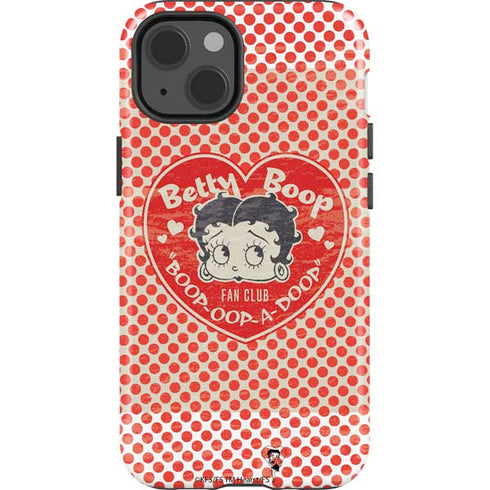 Betty Boop Red Heart iPhone 13 Impact Case
