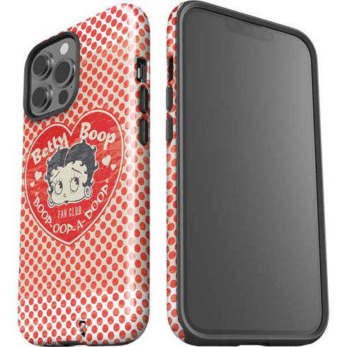 Betty Boop Red Heart iPhone 13 Pro Max Impact Case
