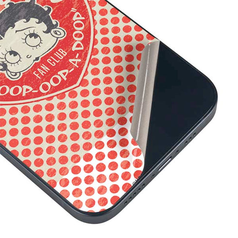 Betty Boop Red Heart iPhone 15 Plus Skin