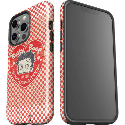 Betty Boop Red Heart iPhone 15 Pro Impact Case