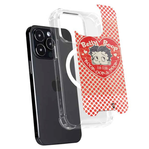 Betty Boop Red Heart iPhone 15 Pro MagSafe Case