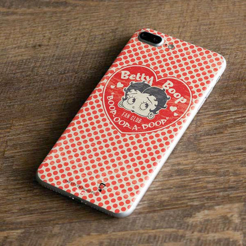 Betty Boop Red Heart iPhone 7 Plus Skin