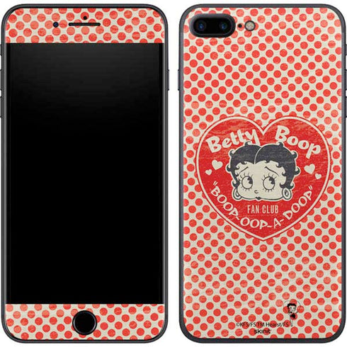 Betty Boop Red Heart iPhone 8 Plus Skin