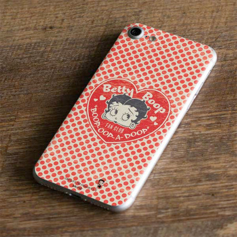 Betty Boop Red Heart iPhone 8 Skin