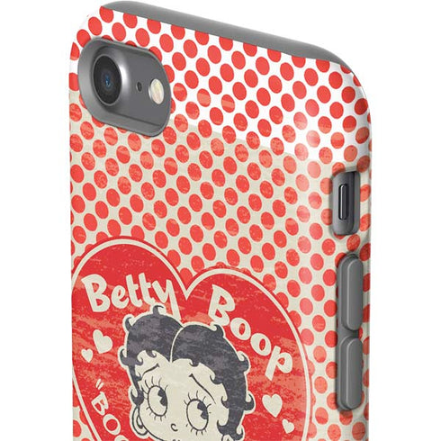 Betty Boop Red Heart iPhone SE (2nd & 3rd Gen) Pro Case