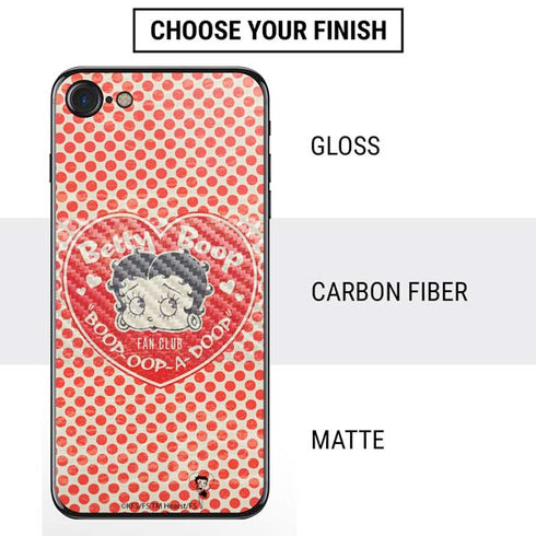 Betty Boop Red Heart iPhone SE (2nd & 3rd Gen) Skin