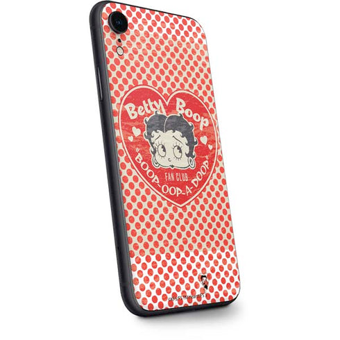 Betty Boop Red Heart iPhone XR Skin