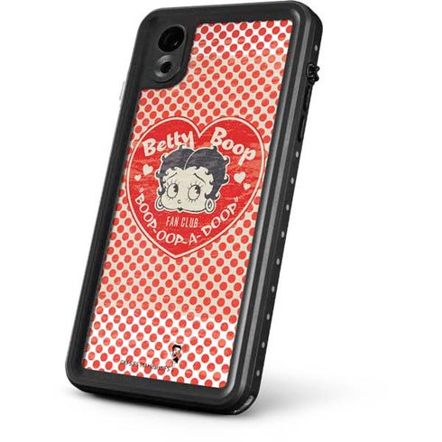 Betty Boop Red Heart iPhone XR Waterproof Case