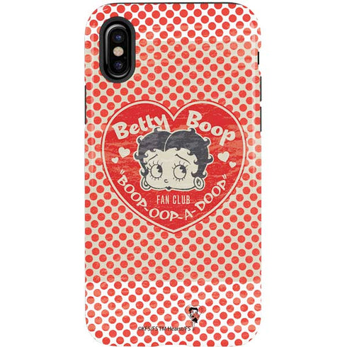Betty Boop Red Heart iPhone XS Pro Case