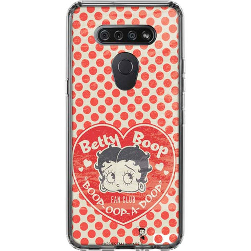 Betty Boop Red Heart LG K51/Q51 Clear Case