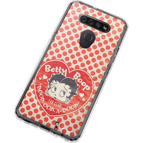 Betty Boop Red Heart LG K51/Q51 Clear Case