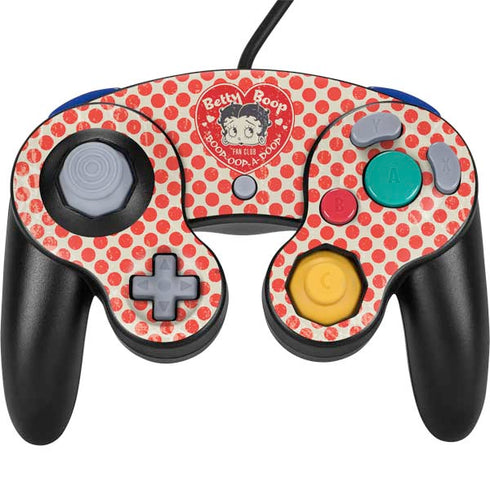 Betty Boop Red Heart Nintendo GameCube Controller Skin