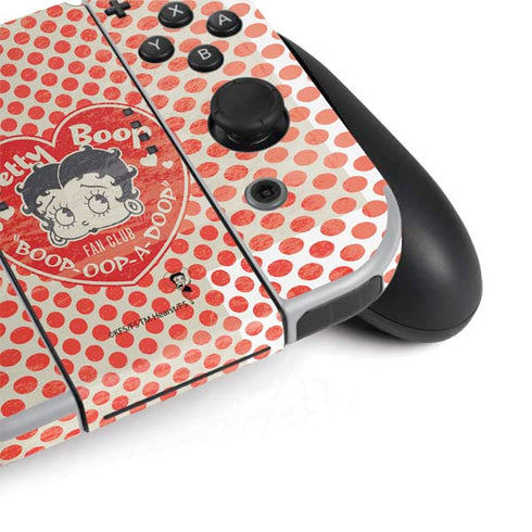 Betty Boop Red Heart Nintendo Switch OLED (2021) Skin