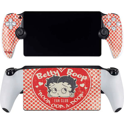 Betty Boop Red Heart PlayStation Portal Remote Player Skin