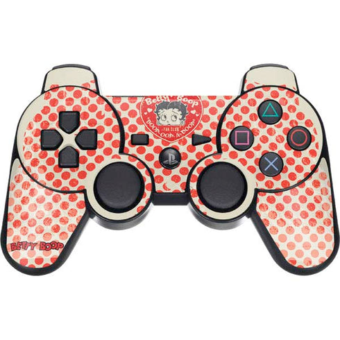 Betty Boop Red Heart PS3 Dual Shock wireless controller Skin