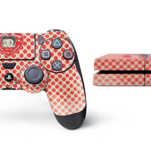 Betty Boop Red Heart PS4 Console and Controller Bundle Skin