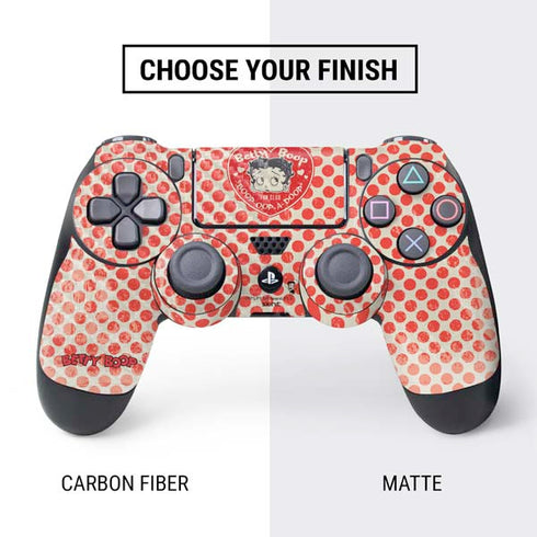 Betty Boop Red Heart PS4 Controller Skin
