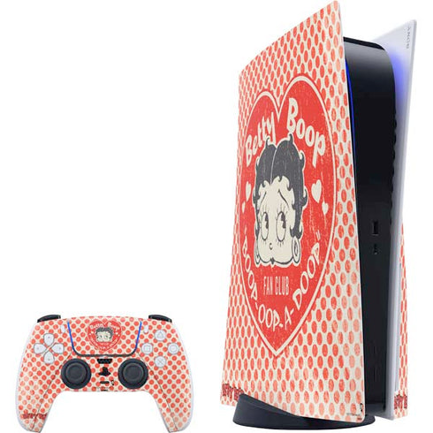 Betty Boop Red Heart PS5 Bundle Skin