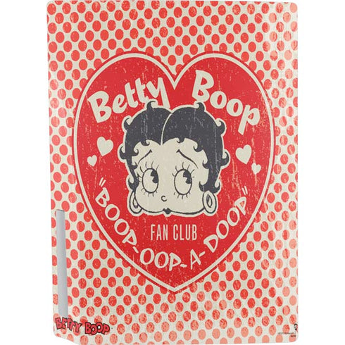 Betty Boop Red Heart PS5 Console Skin