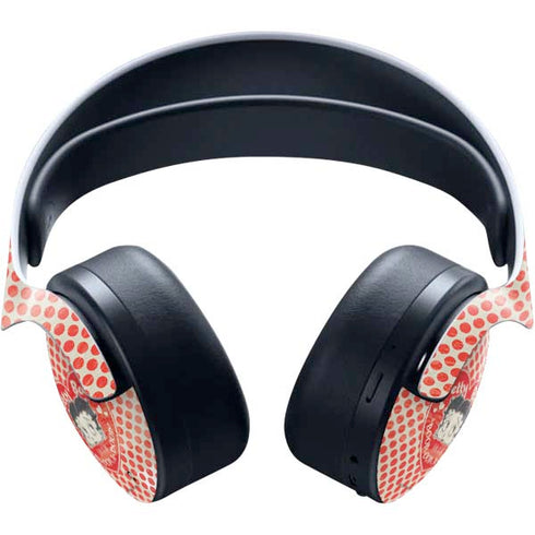 Betty Boop Red Heart PULSE 3D Wireless Headset for PS5 Skin