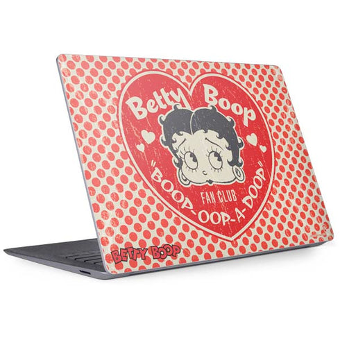 Betty Boop Red Heart Surface Laptop 3 13.5in Skin