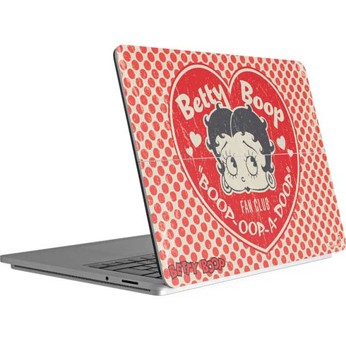 Betty Boop Red Heart Surface Laptop Studio Skin