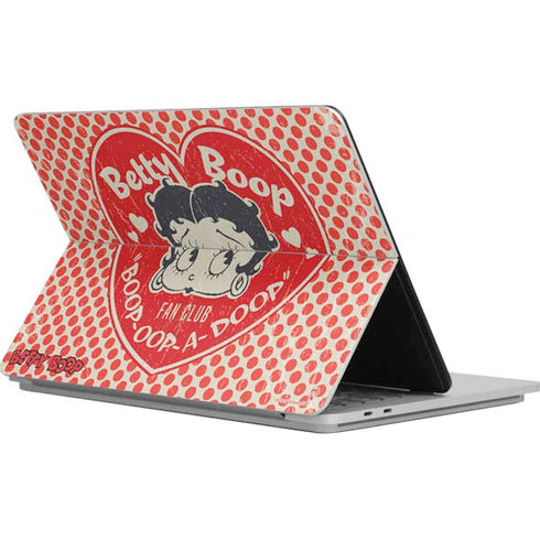 Betty Boop Red Heart Surface Laptop Studio Skin