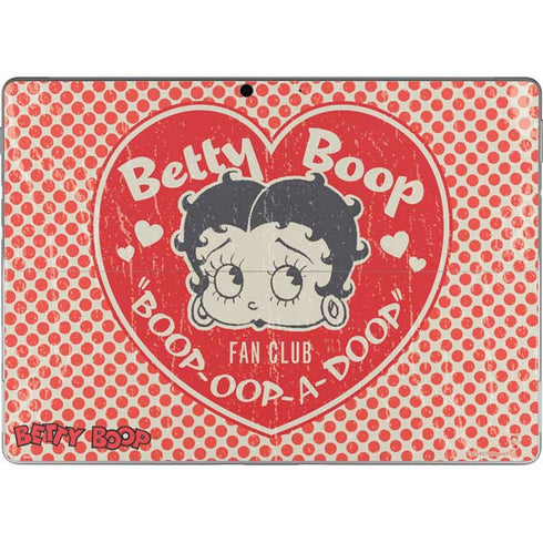 Betty Boop Red Heart Surface Pro 9 Skin