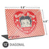 Betty Boop Red Heart Universal Laptop 12in (9.8 x 6.8in) Skin
