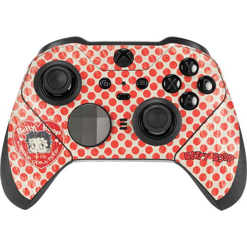 Betty Boop Red Heart Xbox Elite Wireless Controller Series 2 Skin