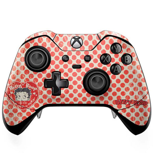 Betty Boop Red Heart Xbox One Elite Controller Skin