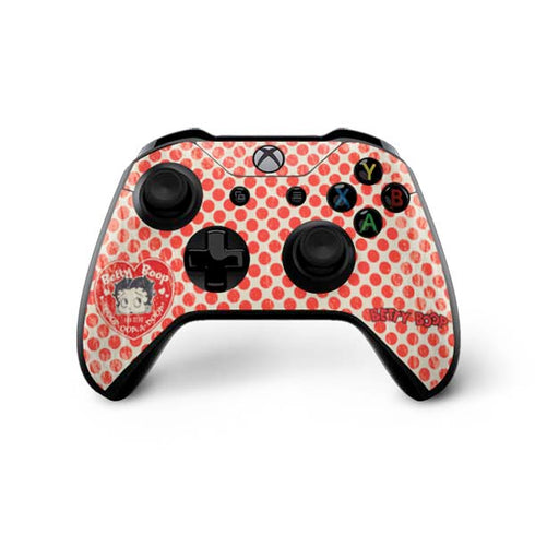 Betty Boop Red Heart Xbox One X Controller Skin