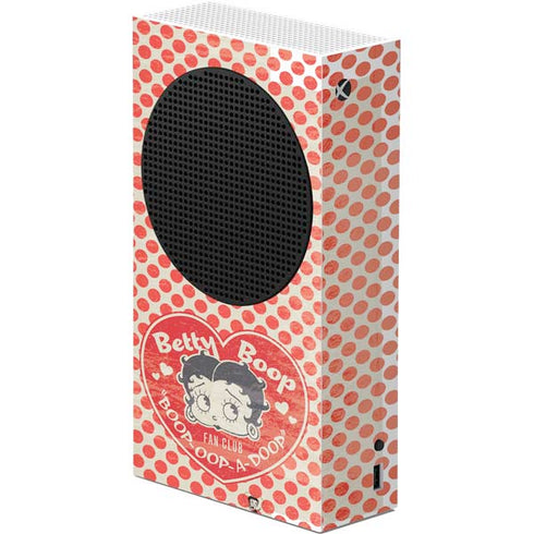 Betty Boop Red Heart Xbox Series S Console Skin