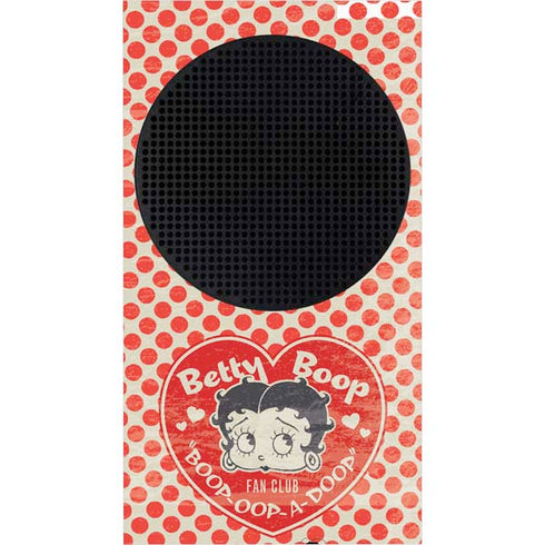 Betty Boop Red Heart Xbox Series S Console Skin