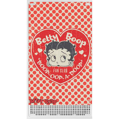 Betty Boop Red Heart Xbox Series S Console Skin
