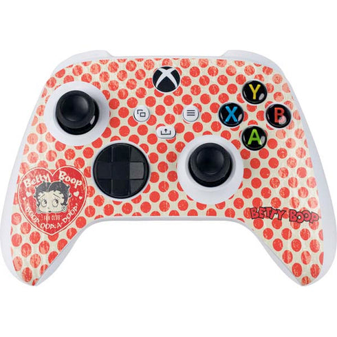 Betty Boop Red Heart Xbox Series S Controller Skin