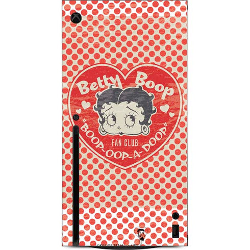 Betty Boop Red Heart Xbox Series X Console Skin