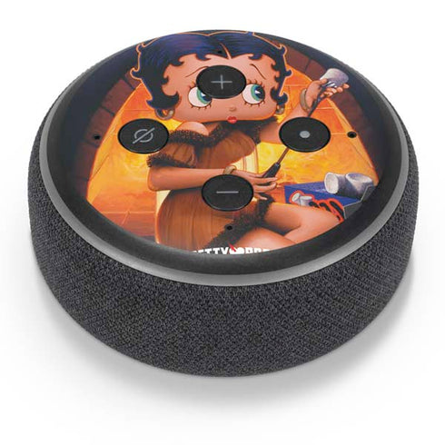 Betty Boop Roasting Marshmallows Amazon Echo Dot Skin