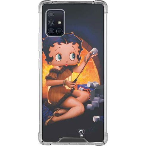Betty Boop Roasting Marshmallows Galaxy A51 5G Clear Case