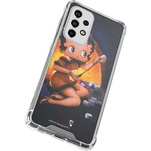 Betty Boop Roasting Marshmallows Galaxy A53 5G Clear Case