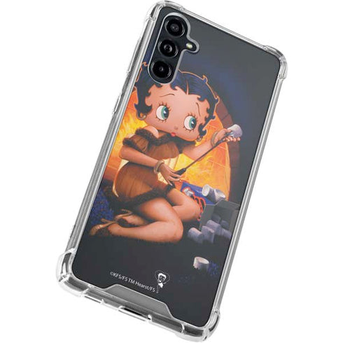 Betty Boop Roasting Marshmallows Galaxy A54 5G Clear Case