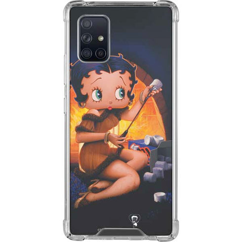 Betty Boop Roasting Marshmallows Galaxy A71 5G Clear Case