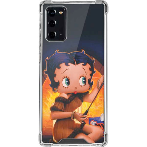 Betty Boop Roasting Marshmallows Galaxy Note20 5G Clear Case