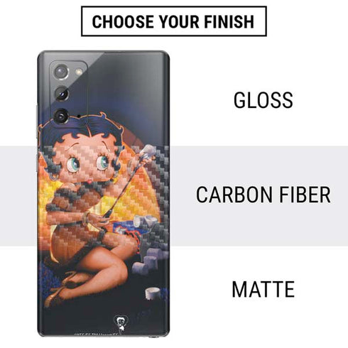 Betty Boop Roasting Marshmallows Galaxy Note20 5G Skin