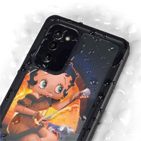 Betty Boop Roasting Marshmallows Galaxy Note20 5G Waterproof Case