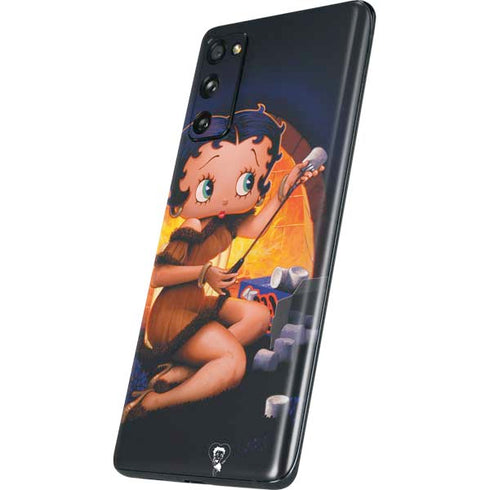 Betty Boop Roasting Marshmallows Galaxy S20 Fan Edition Skin