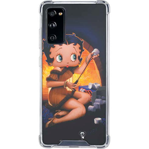 Betty Boop Roasting Marshmallows Galaxy S20 FE Clear Case